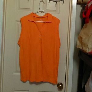 Sleeveless Plus Riders by Lee Top